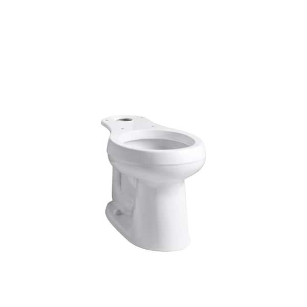 KOHLER Cimarron Comfort Height Round Toilet Bowl Only in White