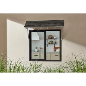 47.5 in. x 47.5 in. Select Series Vinyl Horizontal Sliding Left Hand Bronze Window with HP2+ Glass