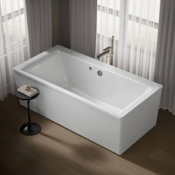 KOHLER Stargaze 72 in. x 36 in. Soaking Bathtub with Center Drain