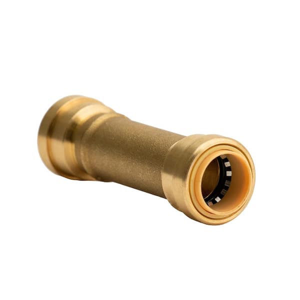QUICKFITTING 1 in. Push-to-Connect Brass Slip Repair Coupling Fitting