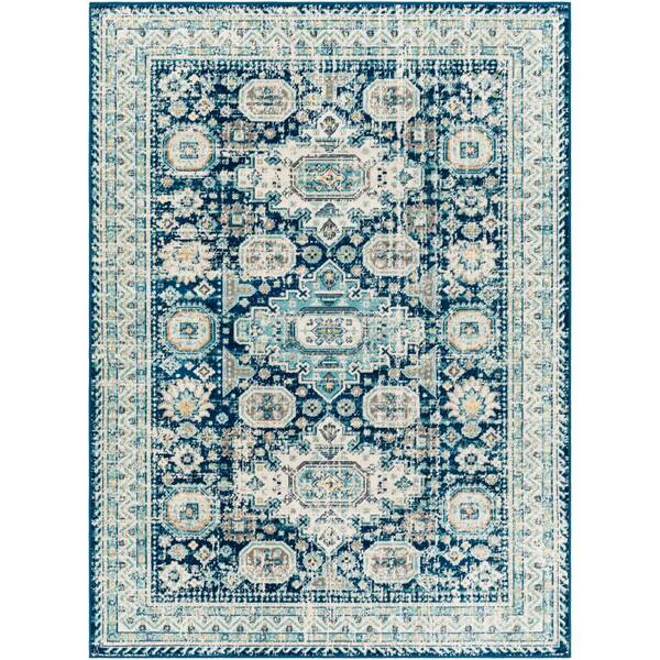 Livabliss Redondo Beach Light Moss Traditional 8 ft. x 10 ft. Indoor/Outdoor Area Rug