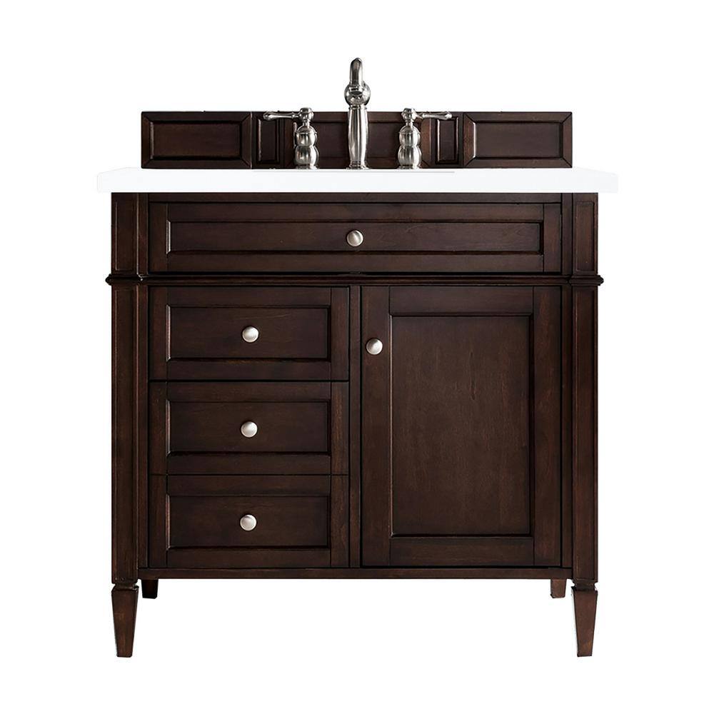 James Martin Vanities Brittany 36 in. W x 23.5 in. D x 34 in. H Single