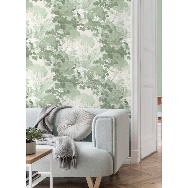 Pineapple Die-Cut Wallpaper Border - Sage HS3092b CLEARANCE!! QUANTITIES  LIMITED!!