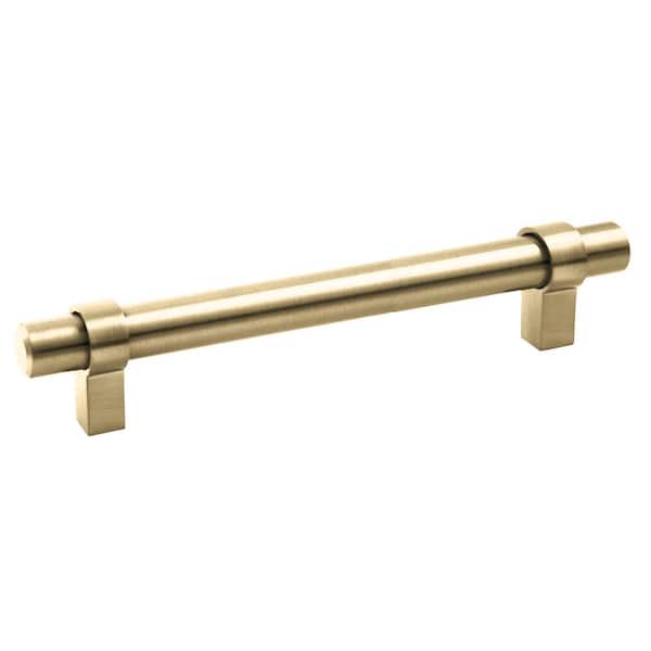 Design House Emery 5 1/16 in. (128 mm) Center-to-Center, Satin Gold Bar Pull, 5-Pack