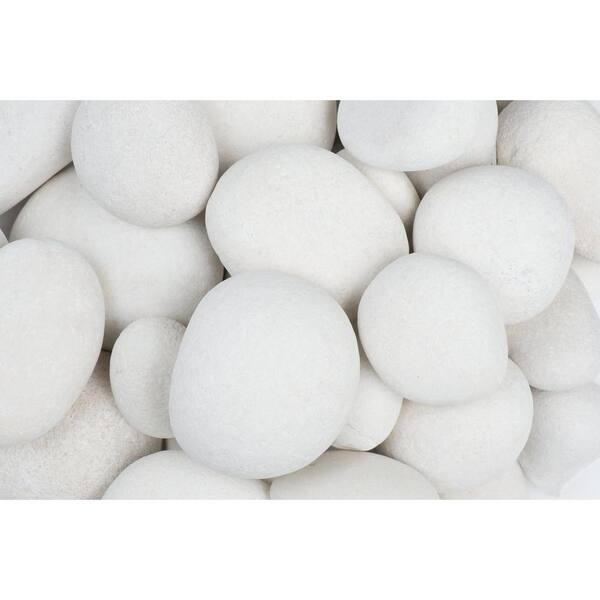 Rain Forest 3 in. to 5 in., 30 lb. Large Egg Rock Caribbean Beach Pebbles (30-Pack Pallet)