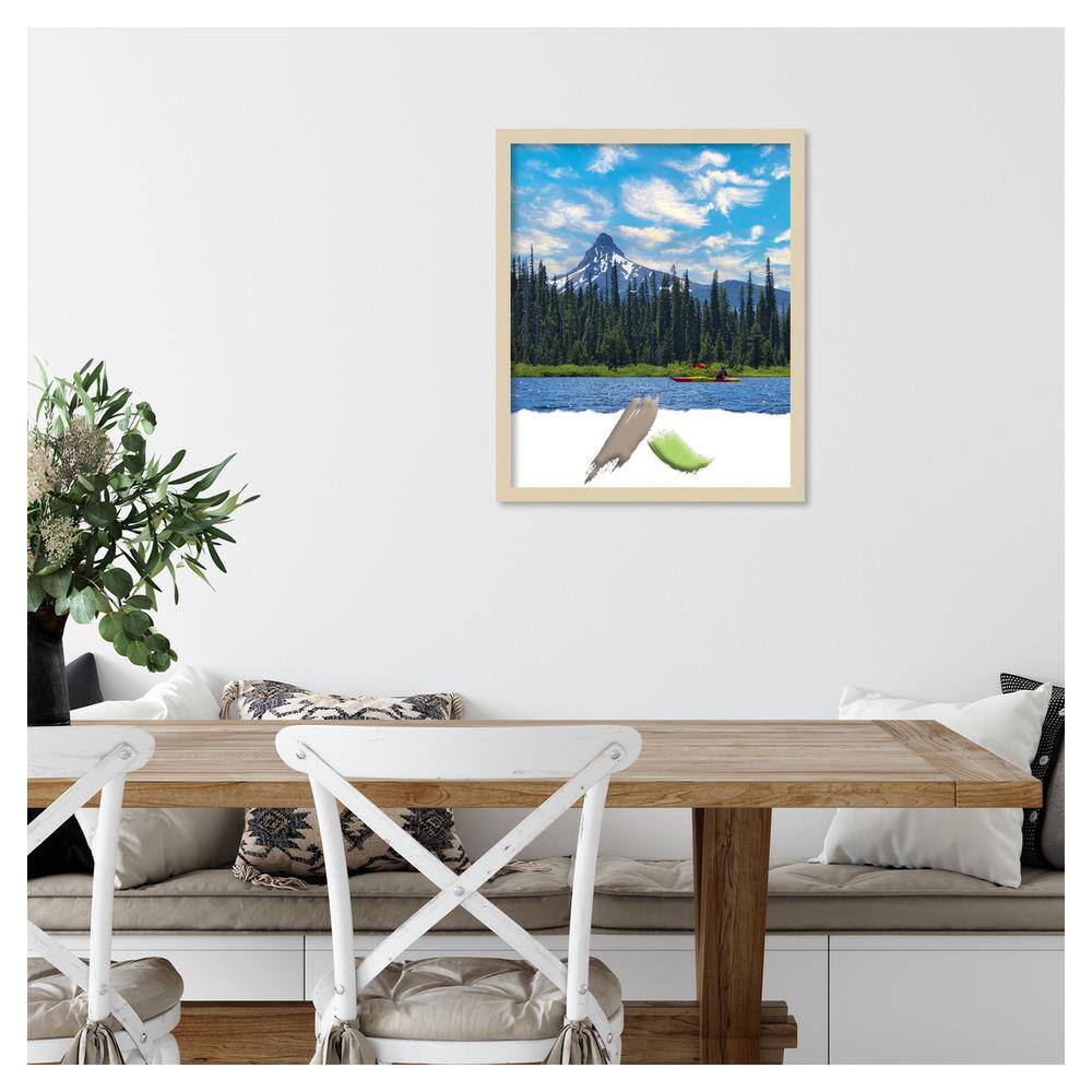 Amanti Art Svelte Natural Wood Picture Frame Opening Size 18x22 in.