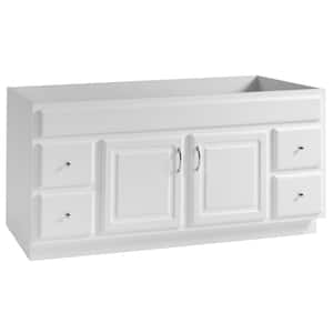 21.69 in. x 30 in. White Concord Bathroom Vanity Vanity without Top Wood