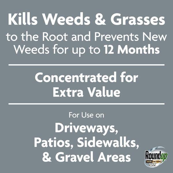 32 fl. oz. Dual Action 365 Weed and Grass Killer Plus 12-Month Preventer Concentrate, Kills, Prevents for up to 1-Year