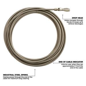 1/4 in. x 25 ft. Drop Head Cable