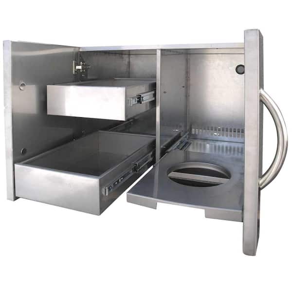 Cal Flame Outdoor Kitchen 30 in. Stainless Steel Door and Drawer Combo
