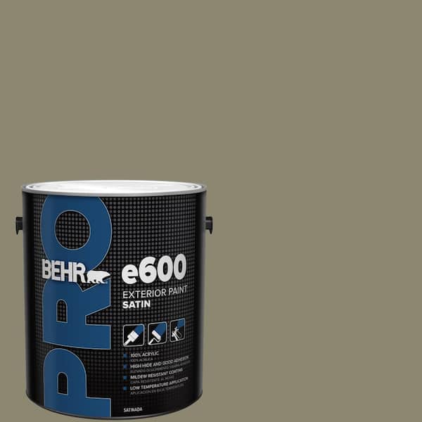 BEHR PRO 1 gal. #PPU8-21 Mossy Bank Satin Exterior Paint