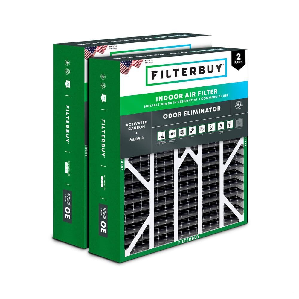 20 in. x 25 in. x 6 in. MERV 8 (FPR 5) Odor Eliminator Pleated HVAC AC Furnace Air Filters for Aprilaire (2-Pack) price history on PriceWatchPro