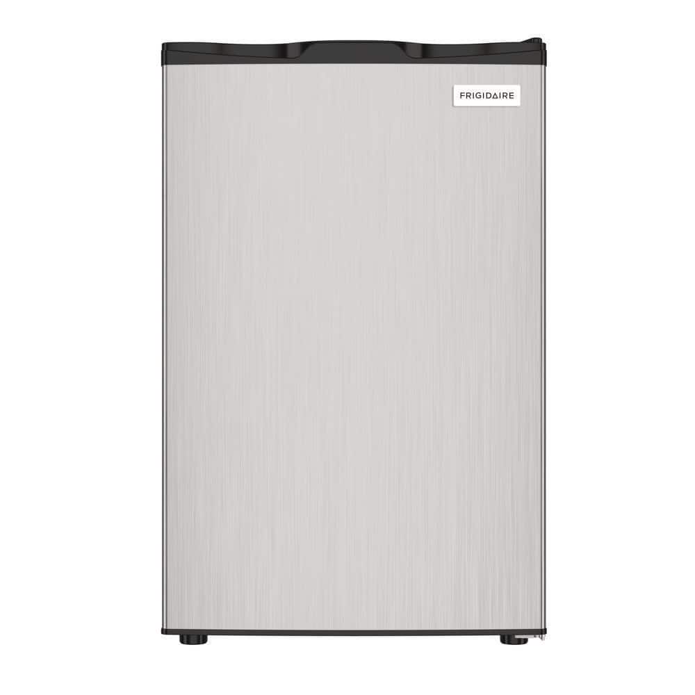 21.5 in. 4.4 Cu. Ft. Mini Refrigerator in Stainless Steel with Freezer