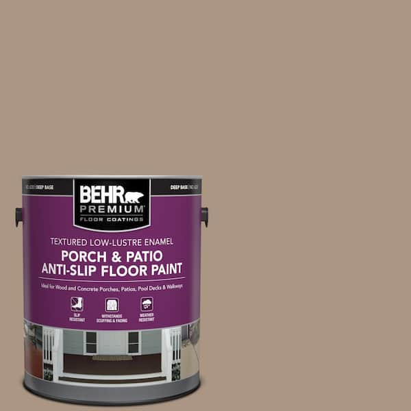 1 gal. #MS-24 River Stone Textured Low-Lustre Enamel Interior/Exterior Porch and Patio Anti-Slip Floor Paint