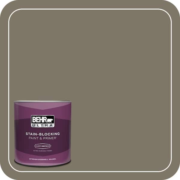 BEHR ULTRA 1 qt. Home Decorators Collection #HDC-NT-05 Aged Olive Extra Durable Eggshell Enamel Interior Paint & Primer