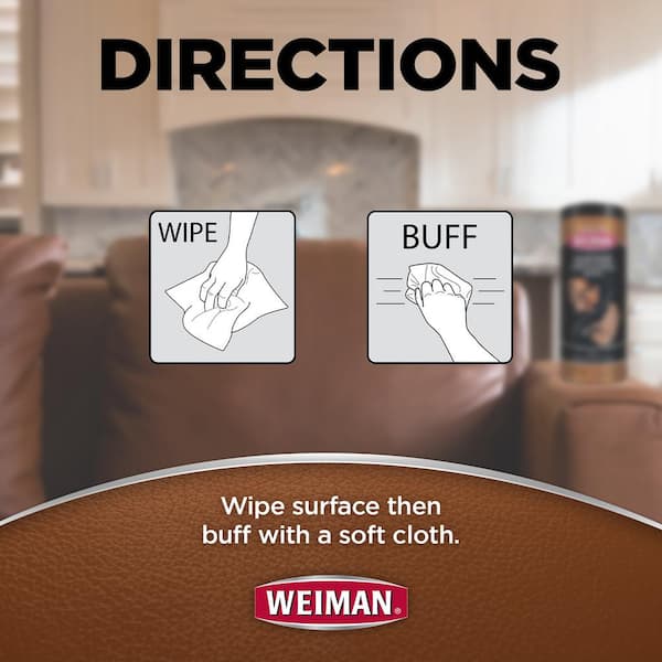 Weiman Leather Wipes (30-Count) 91 - The Home Depot