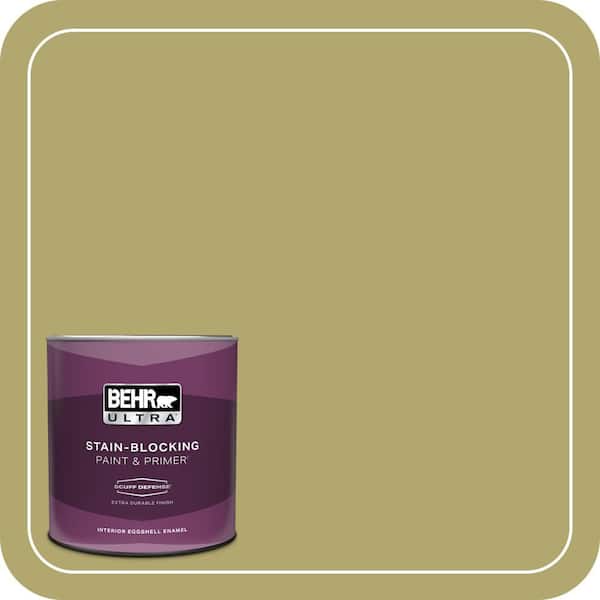 BEHR ULTRA 1 qt. #PPU9-05 Natchez Moss Extra Durable Eggshell Enamel Interior Paint & Primer