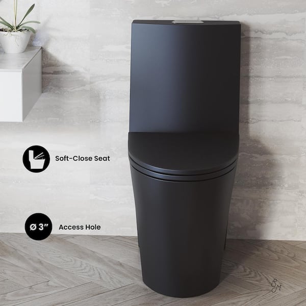 Swiss Madison St. Tropez 10 in. Rough-In 1-piece 1.1/1.6 GPF Dual