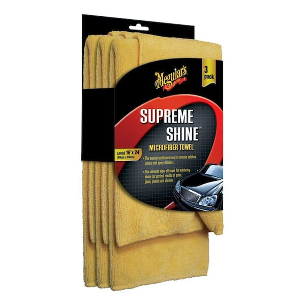 Meguiar's Supreme Shine Microfiber Towel (3-Pack)