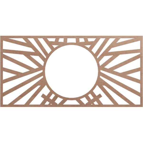 Ekena Millwork 0.25 in. x 32 in. x 16 in. Wood Medallion Moulding