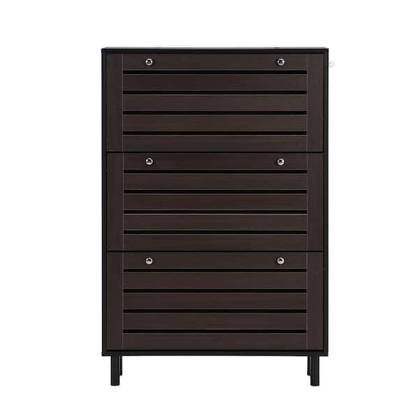 Drawer - CHOCO Harper & Bright Designs 47.6 in. H x 31.5 in. W Black Shoe