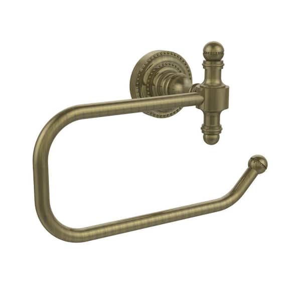 Allied Brass Retro Dot Antique Brass 30-in Double Towel Bar