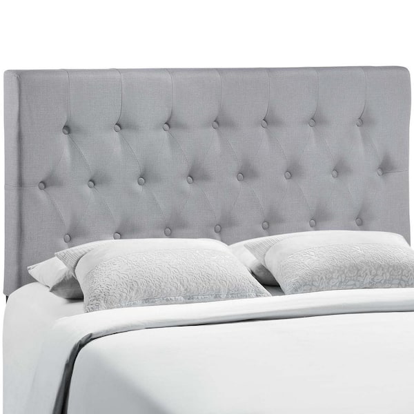 MODWAY Clique Sky Gray Full Headboard MOD-5204-GRY - The Home Depot