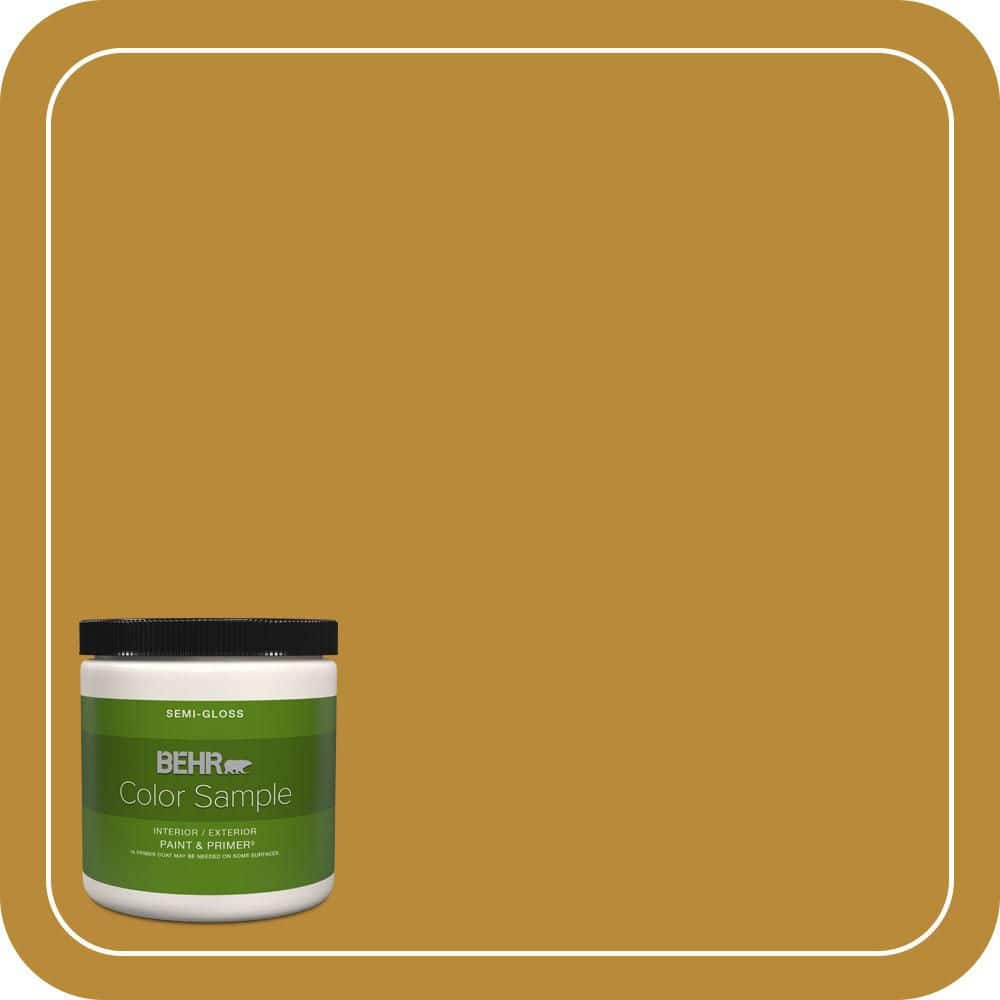 8 oz. #S-H-350 Burmese Gold Semi-Gloss Interior/Exterior Paint & Primer Color Sample price history on PriceWatchPro