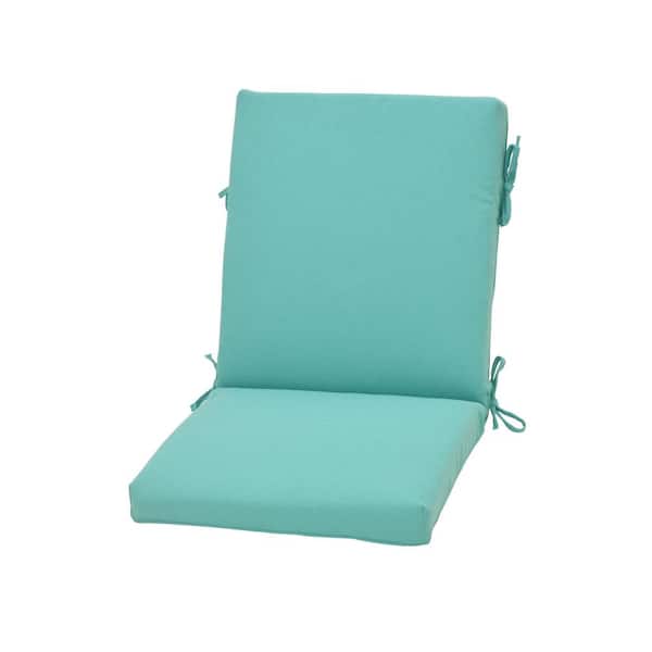 Hampton Bay Seaglass Outdoor High Back Dining Chair Cushion 726004523711