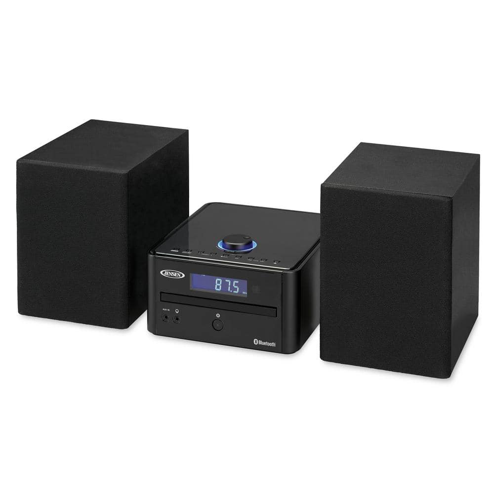 JENSEN Bluetooth CD Music System with Digital AM/FM Stereo Receiver and  Remote Control JBS-210 - The Home Depot