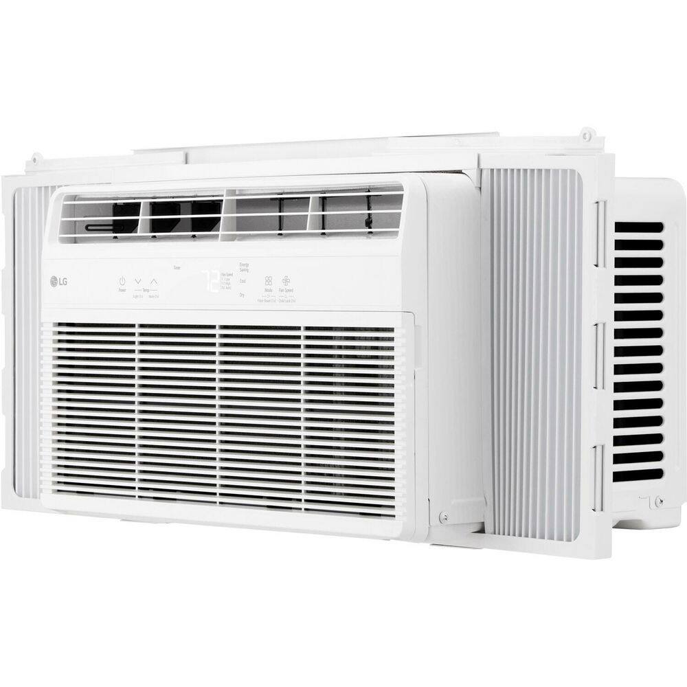 LG 6,000 BTU White Window Air Conditioner with Remote