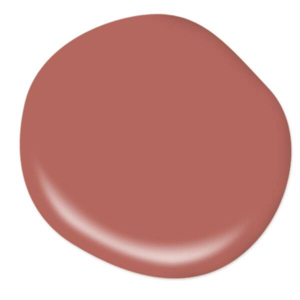 BEHR PREMIUM PLUS 8 oz. #180D-6 Mineral Red Satin Enamel Interior/Exterior  Paint & Primer Color Sample B370316 - The Home Depot