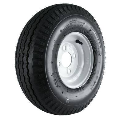 570-8 Load Range B 4-Hole Trailer Tire and Wheel Assembly