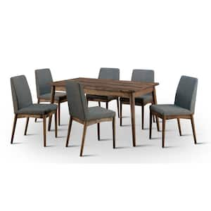 Nerlim 7-Piece Natural Tone Dining Set