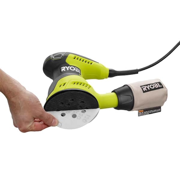 RYOBI 2.6 Amp Corded 5 in. Random Orbital Sander RS290G The Home Depot