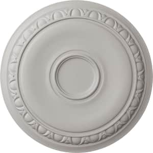 24-1/4 in. x 1-1/2 in. Capupto Urethane Ceiling Medallion (Fits Canopies upto 6 in.), Ultra Pure White