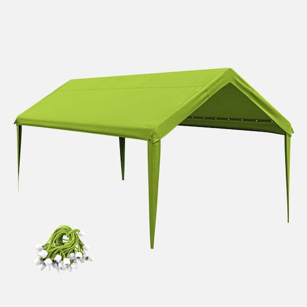 Kimunuk 10 ft. x 20 ft. Outdoor Carport Replacement Cover, Heavy
