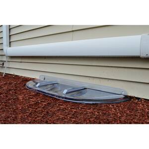 39 in. W x 13 in. D x 2-1/2 in. H Premium Straight Flat Window Well Cover