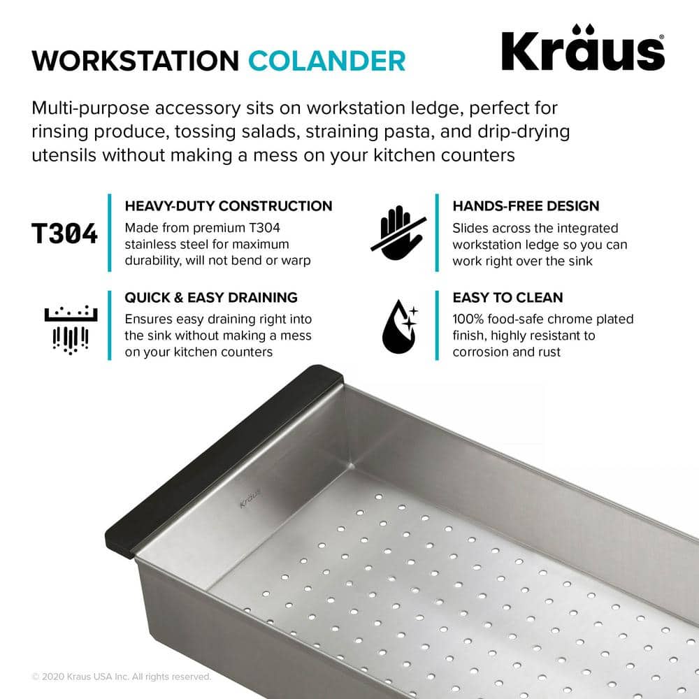Stainless Steel Workstation Sink Colander