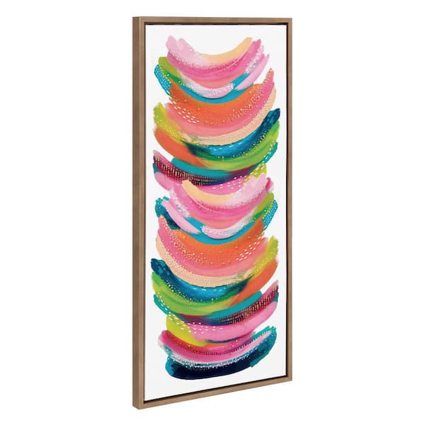 Sylvie "Bright Abstract" by Jessi Raulet of Ettavee Framed Art Print 18 in. x 40 in.
