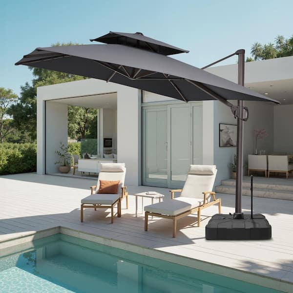 best portable patio umbrella The 6 Best Cantilever Umbrellas of 2026, Tested by BHG