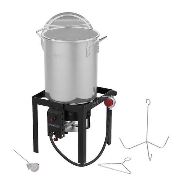 Even Embers 30 qt. Turkey Fryer Kit with TEMP-GUARD GAS6030AS