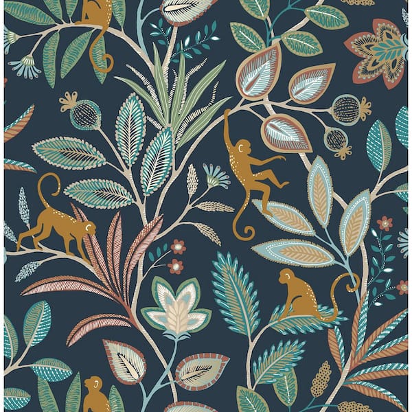 Kenzo Navy Monkey Walk Wallpaper