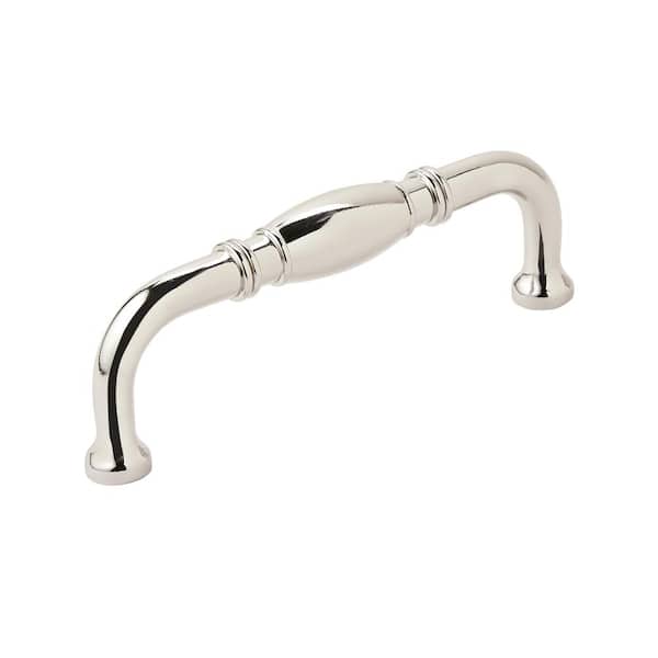 Amerock Granby 3-3/4 in. (96mm) Traditional Polished Nickel Arch Cabinet Pull