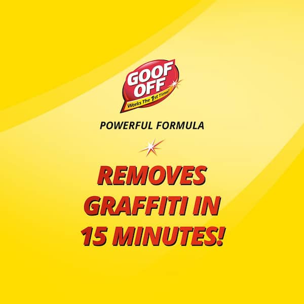 Goof Off 12 fl. oz. Professional Strength Latex Paint and Adhesive Remover  FG658 - The Home Depot