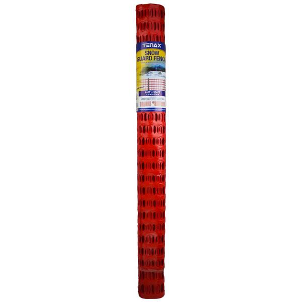 Tenax 4 ft. x 50 ft. Snow Guard Fence and Warning Barrier