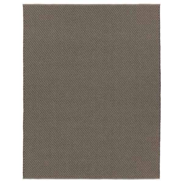 Jaipur Living Sena 3 ft. x 8 ft. Gray Solid Handmade Indoor/Outdoor
