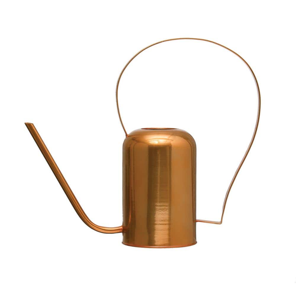 Storied Home 0.87 Gal. Copper Metal Watering Can DF7361 - The Home Depot