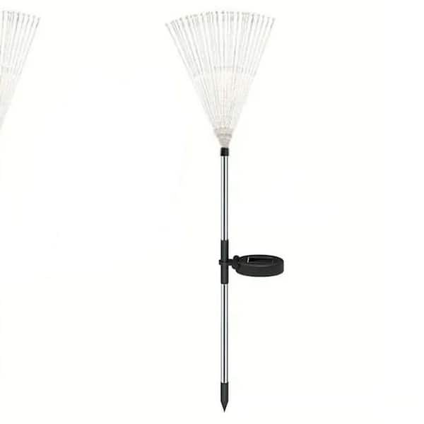 120 LED Solar Fireworks Lights Finial, Starburst Fairy Lights with 8-Lighting Modes, IP4X, Solar Powered Pathway Lights