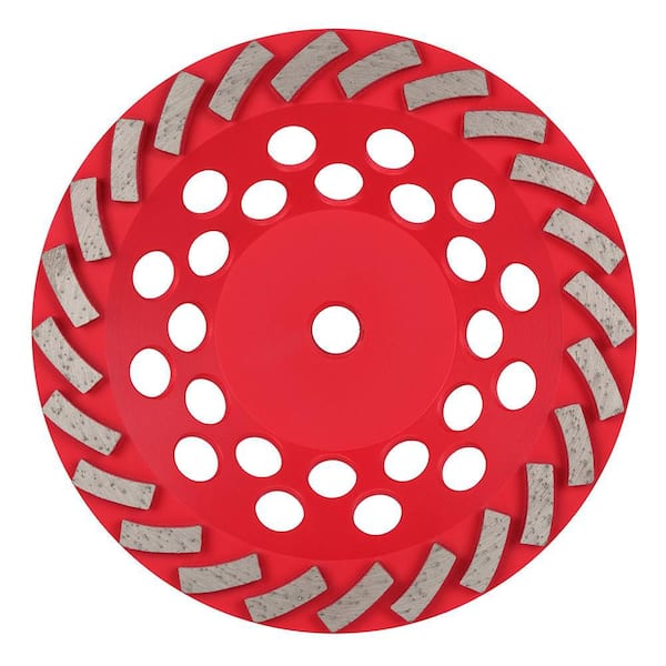 Milwaukee 7 in. DIAMOND MAX Segmented Turbo Diamond Cup Wheel 49